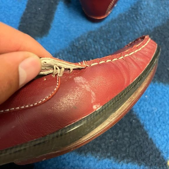 ASGI Penny Loafers in Red Leather (9.5) - Picture 6 of 6